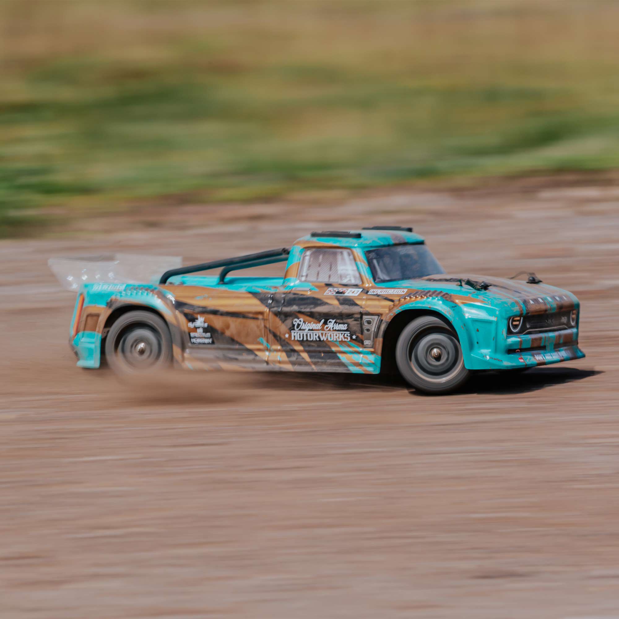 ARRMA INFRACTION 4X4 MEGA RESTO-MOD TRUCK (TEAL/BRONZE)
