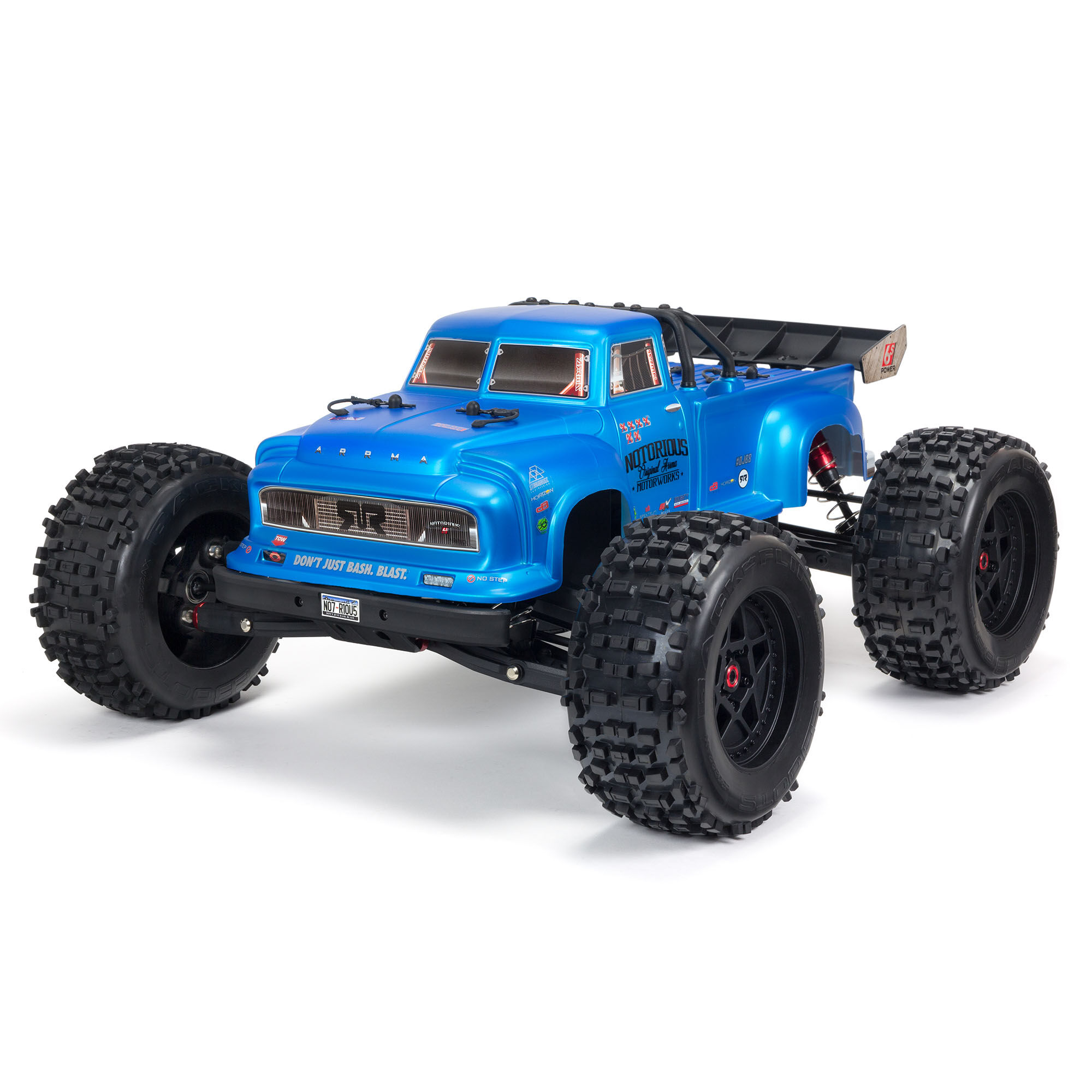NOTORIOUS 6S 4WD BLX 1/8 Stunt Truck RTR Blue ARA8611V5T2