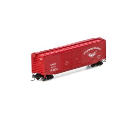 Roundhouse 7388 HO 50' Double Sliding Door Box Gulf Mobile & Ohio #9077