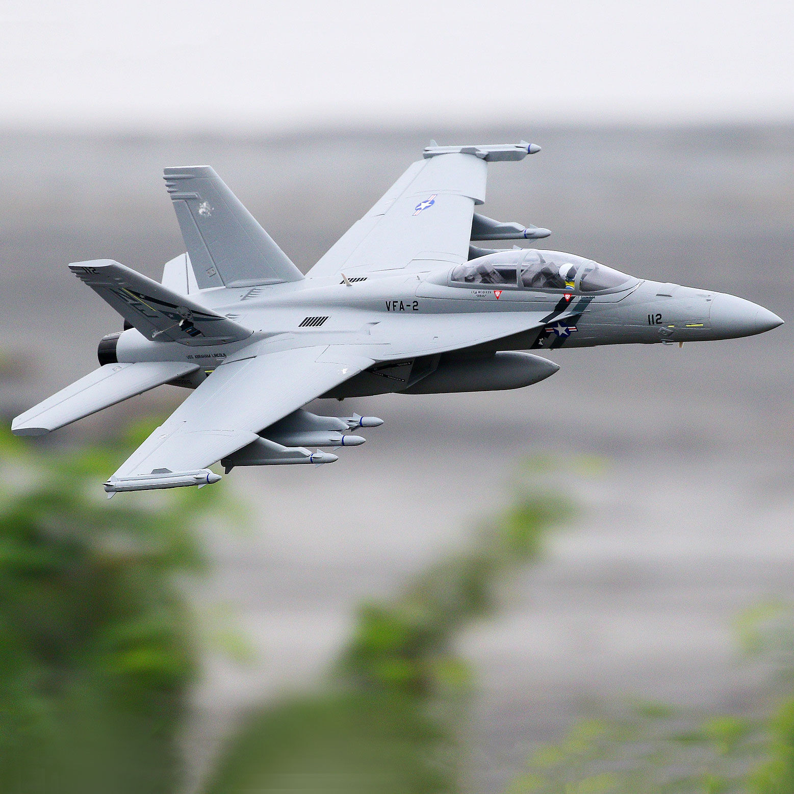 FMS F-18F 70mm Super Hornet EDF V2 PNP with Reflex - FMM100P