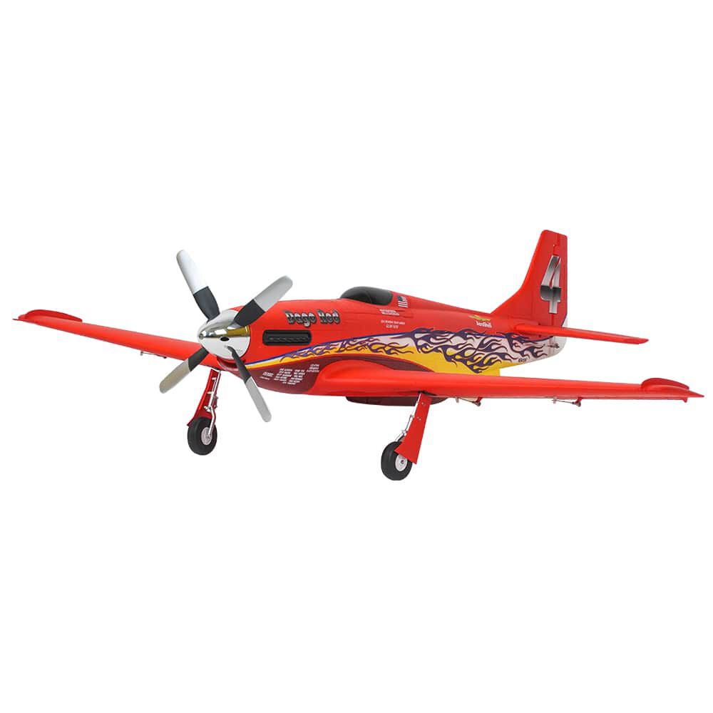 FMS P-51D Mustang Dago Red 1100mm PNP with Reflex - FMM134PX