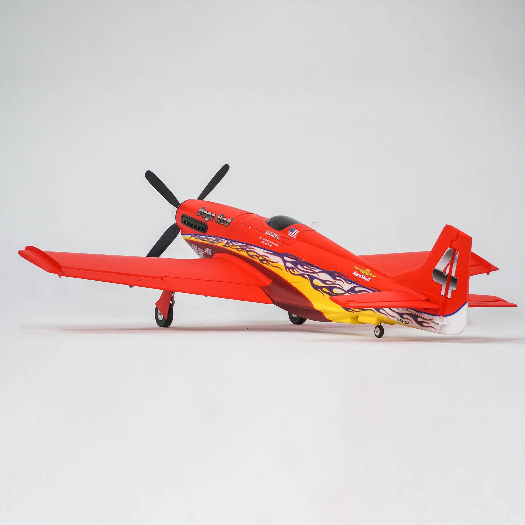 FMS P-51D Mustang Dago Red 1100mm PNP with Reflex - FMM134PX