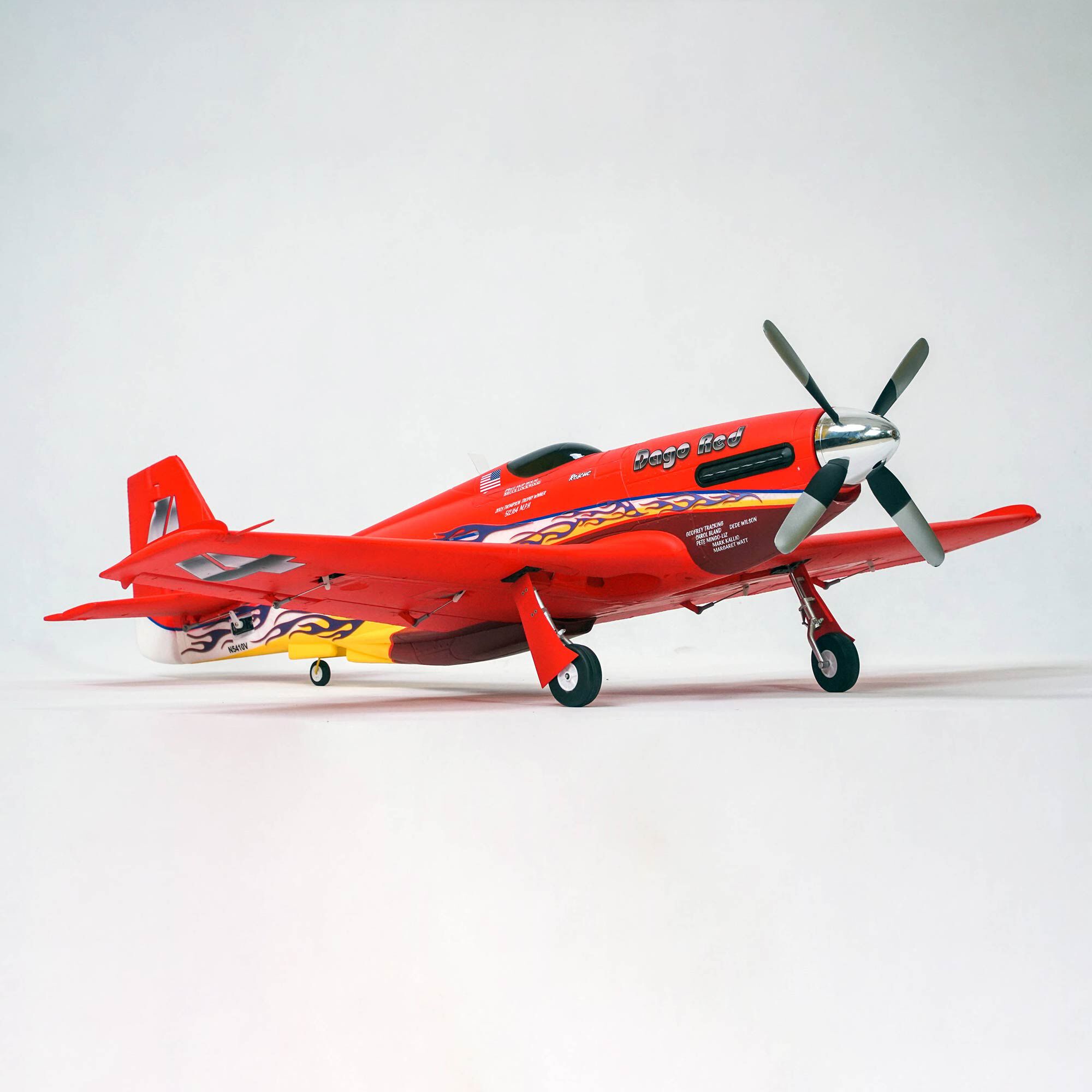 FMS P-51D Mustang Dago Red 1100mm PNP with Reflex - FMM134PX