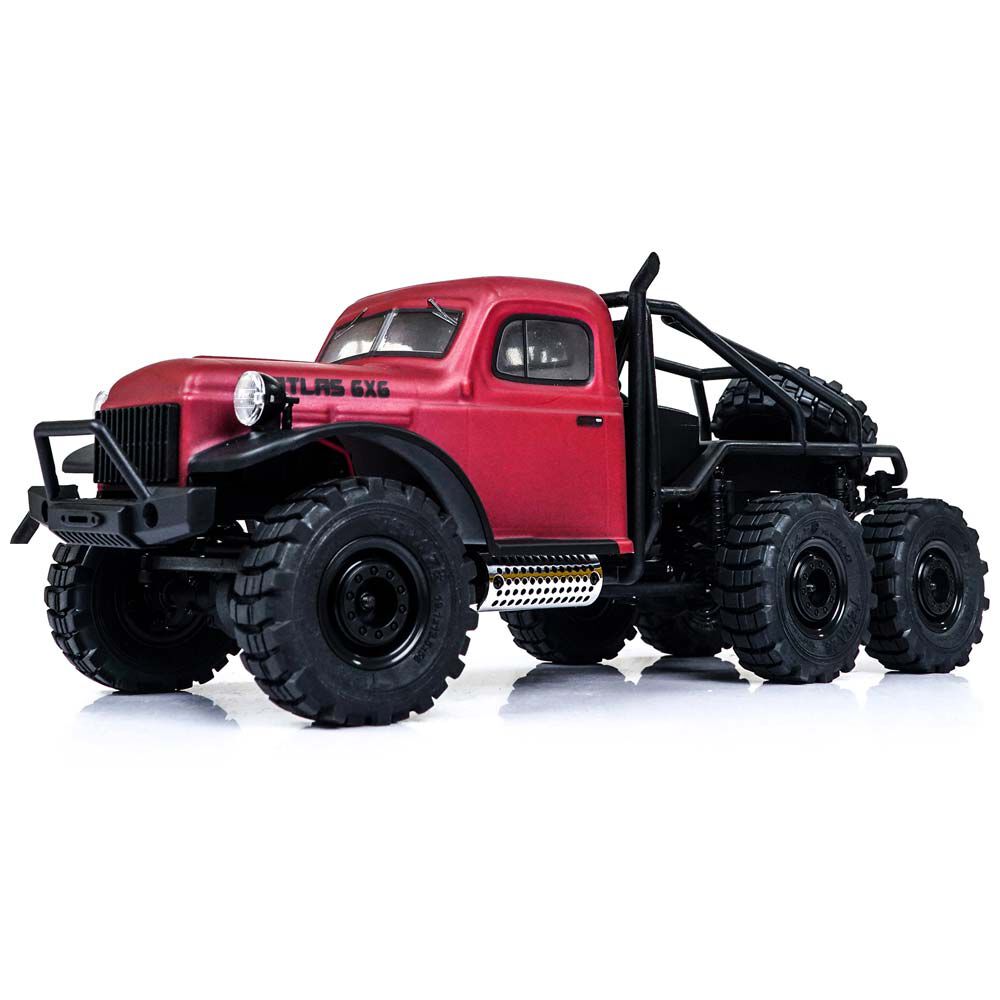 1/18 Atlas 6x6 Rock Crawler RTR: Red FMMROC002T1
