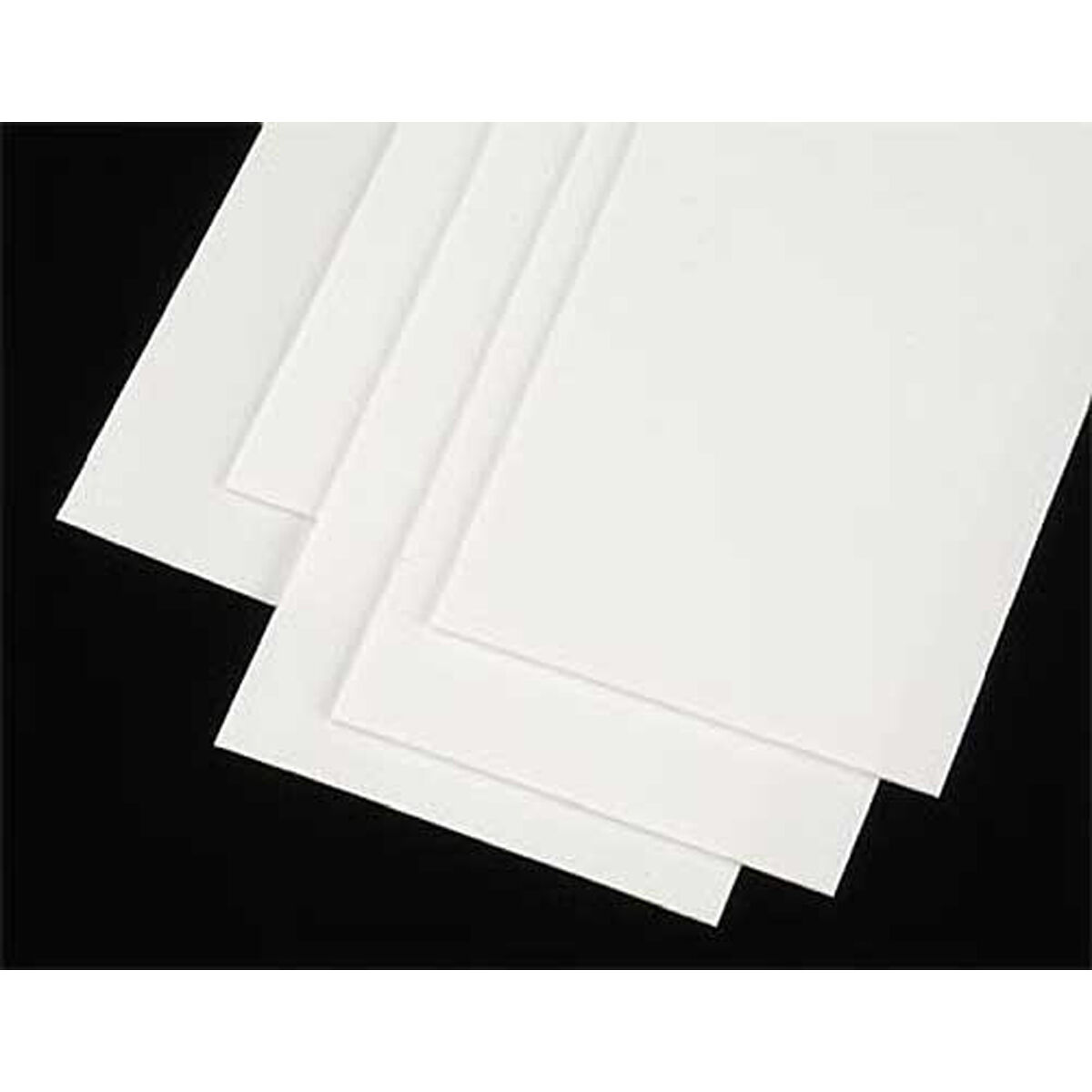 Plastruct 90641 STS-2 White Styrene Strip Stock (5) 1-1/4W x 24Long x .020 Thick