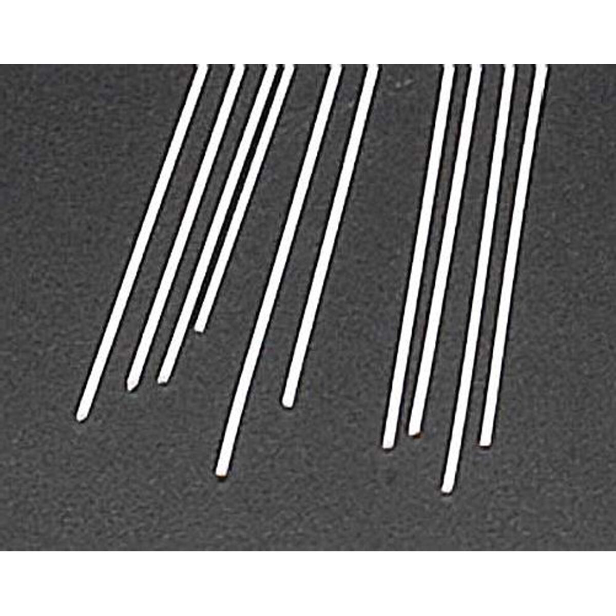 Plastruct 90852 MR-25 Round Rods (10) .025″ (0.6mm) OD x 10″ Long, White Styrene