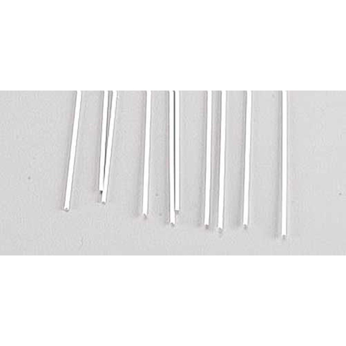 Plastruct 90854 MR-35 Round Rods (10) .035″ (0.9mm) OD x 10″ Long, White Styrene