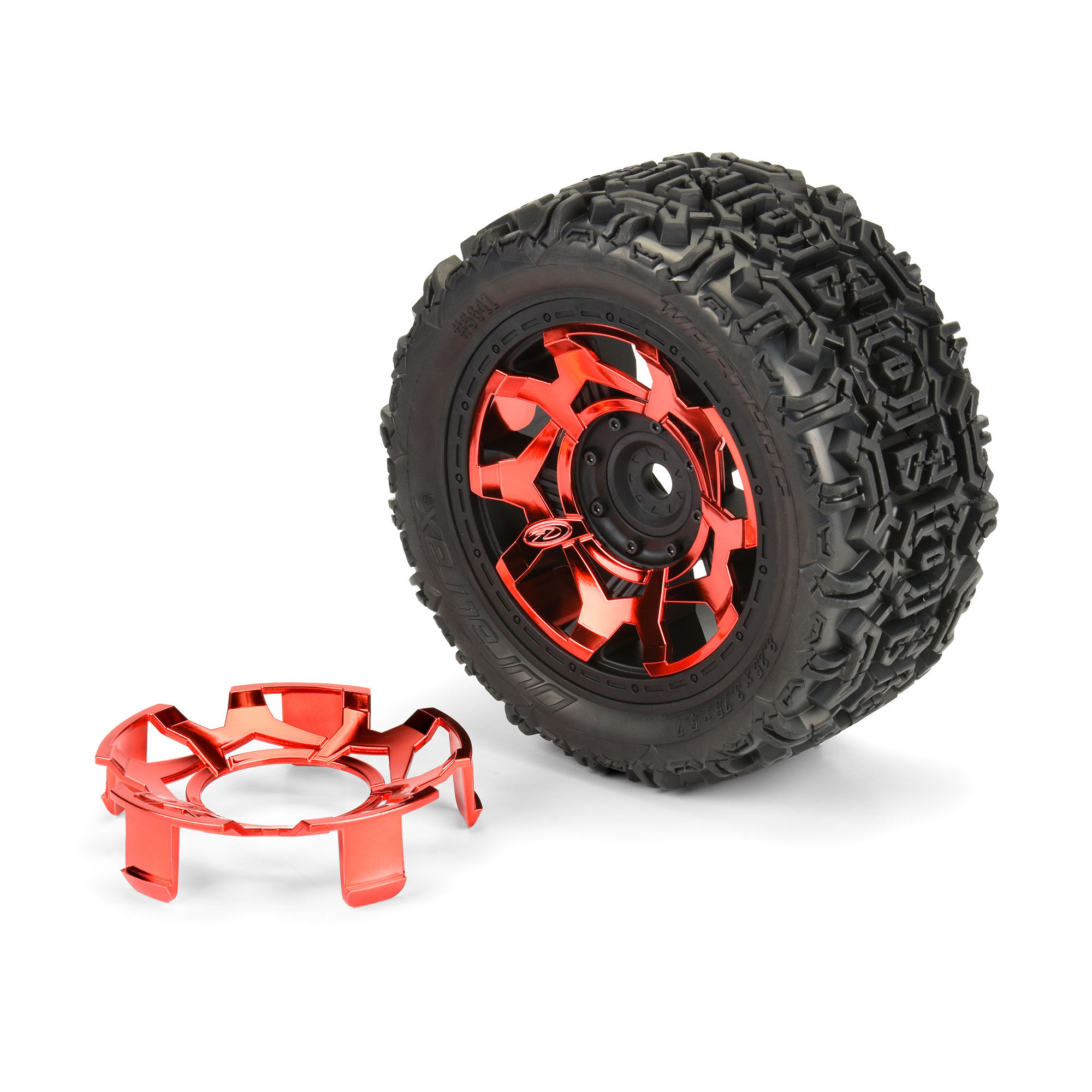Wheel Rippe DTX2818 Clip-Lock Wheel Face Red Chrome for Ripper 5.7