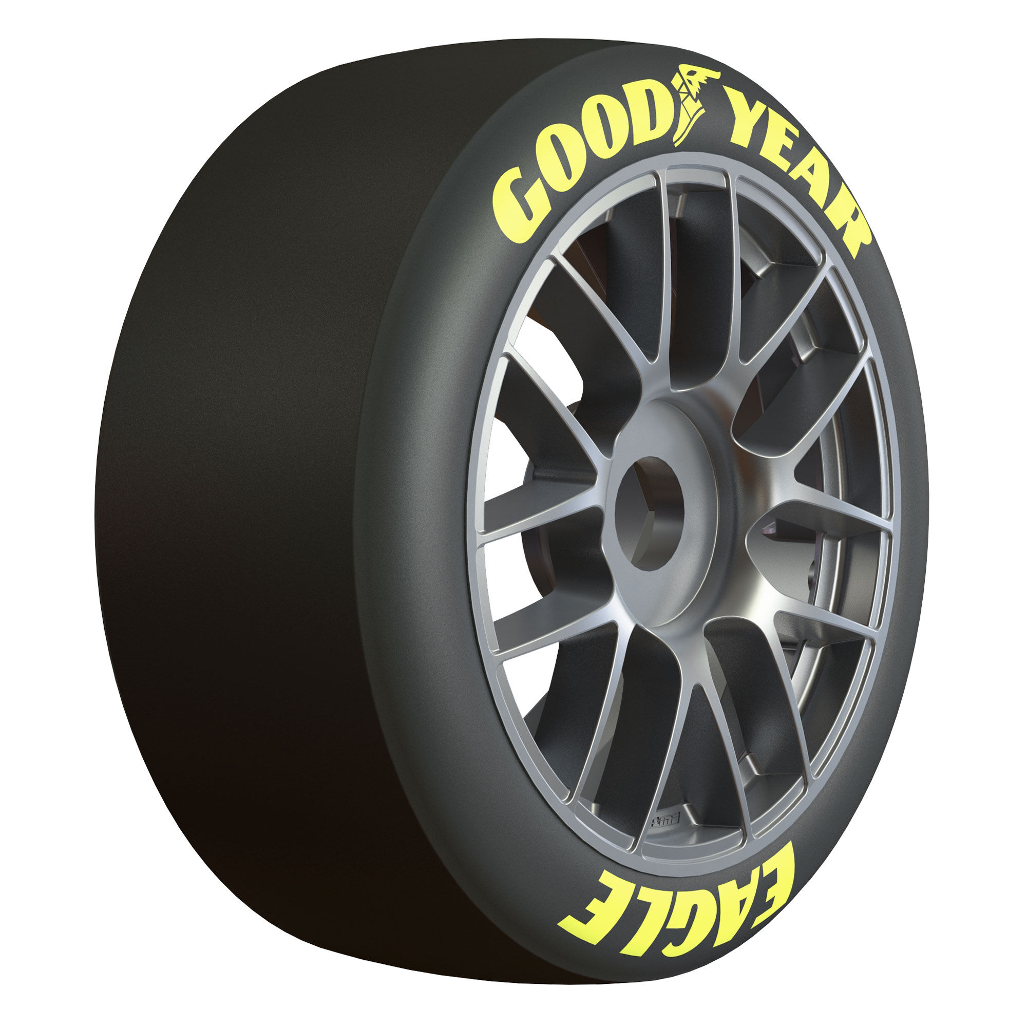 Proline 1/7 Goodyear NASCAR Cup F/R Belted MTD 17mm Gunmetal