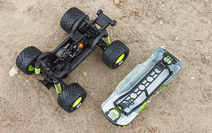 CLIP-FREE BODY ATTACHMENT for the ARRMA GORGON GROM 4X4 RTR RC Monster Truck