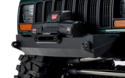 OFFICIALLY LICENSED DirtBound FRONT BUMPER for the Axial 1/10 SCX10 III Jeep Cherokee XJ 4X4 Ready-To-Run Brushed Rock Crawler