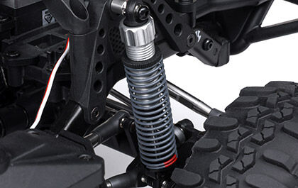ALUMINUM ADJUSTABLE COILOVER SHOCKS for the Axial 1/10 SCX10 III 1987 Toyota SR5 RC