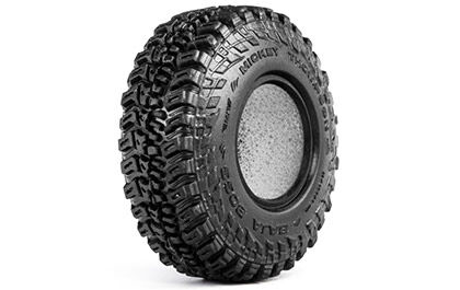 OFFICIALLY LICENSED MICKEY THOMPSON BAJA BOSS M/T TIRES (CRAWLER VERSION) for the Axial 1/30 SCX30 Jeep CJ-7 Brushed RC Rock Crawler