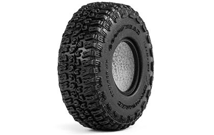 OFFICIALLY LICENSED GOODYEAR WRANGLER BOULDER MT TIRES (CLASSIC VERSION) for the Axial 1/30 SCX30 Jeep CJ-7 Brushed RC Rock Crawler
