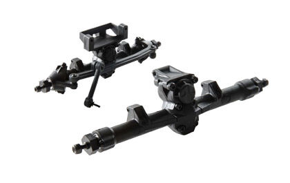 FRONT AND REAR SOLID AXLE HOUSINGS  for the Axial /24 SCX24 Chevrolet C10 RC Rock Crawler