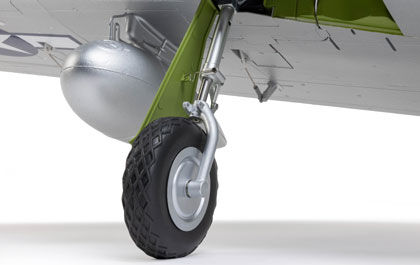 Capable Gear for the E-flite P-51D Mustang Big Beautiful Doll 1.5m