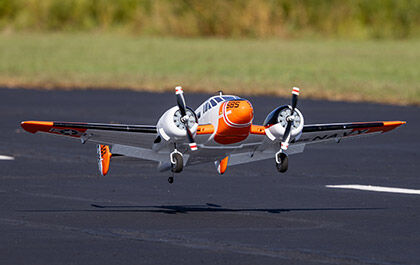Capable Gear for the E-flite Beechcraft D18/RC-45J 1.5m RC Airplane