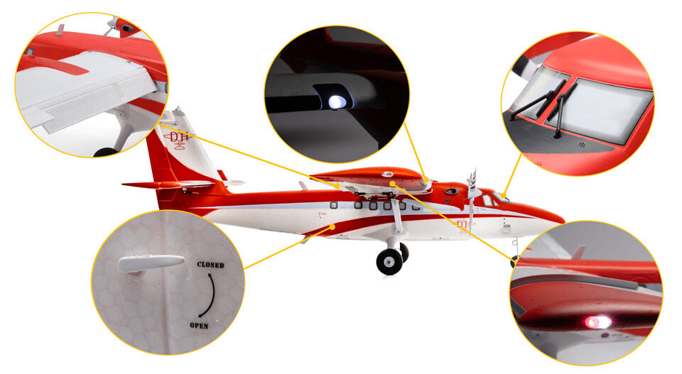 Scale Features for the E-flite DHC-6 Twin Otter 1.4m RC Airplane