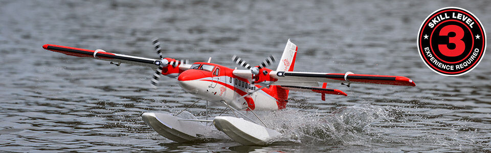 Skill Level 3 for the E-flite DHC-6 Twin Otter 1.4m RC Airplane