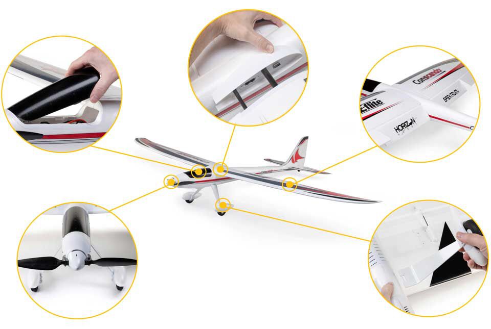 Easy Assembly for the E-flite Conscendo 2.0m RC Plane