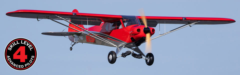 Skill Level 4 for the Hangar 9 Carbon Cub 15cc RC Airplane