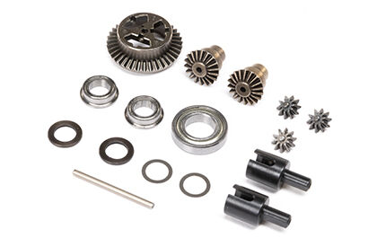 METAL FRONT & REAR DIFFERENTIALS for the Losi 1/18 Mini LMT Sparkle Smash 2S Ready-To-Run Brushed Monster Truck