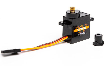 SPEKTRUM SX108 SERVO WITH SERVO SAVER for the Losi 1/18 Mini LMT Sparkle Smash 2S Ready-To-Run Brushed Monster Truck