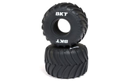 BKT TIRES for the Losi 1/18 Mini LMT Sparkle Smash 2S Ready-To-Run Brushed Monster Truck