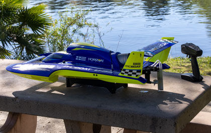 Ready-to-Run for the Pro Boat® Miss Illinois U-34 34 Inch Brushless Hydro RC Boat