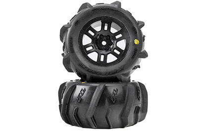 Durable rubber holds shape under power for the Pro Line 1/16 Dumont RC Tires