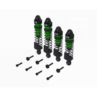 Shock Set, Front/Rear Assembled, 1300cSt Oil, Green (4Pcs): MINI Shock Set, Front/Rear Assembled, 1300cSt Oil, Green (4Pcs): MINI