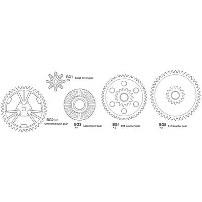 RC Gear Set: 58065/89 RC Gear Set: 58065/89