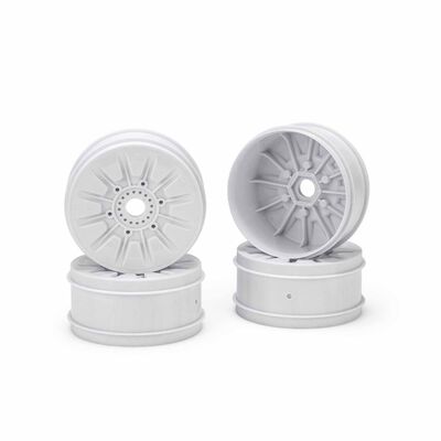 1/8 Pioneer 83mm Buggy Wheel, White (4) 1/8 Pioneer 83mm Buggy Wheel, White (4)