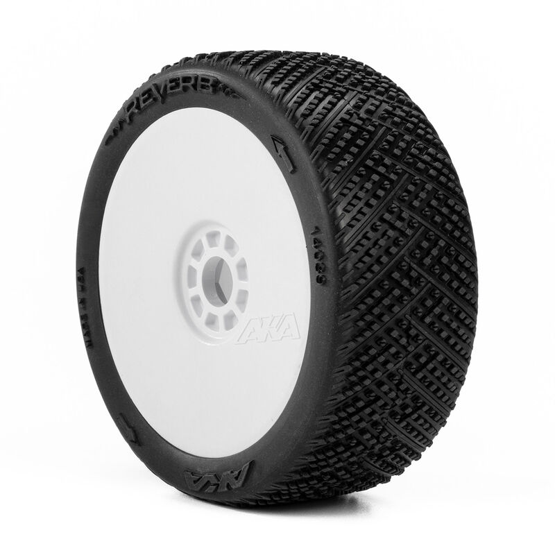 AKA PRODUCTS, INC. 1/8 Reverb Soft Long Wear Front/Rear Off-Road Buggy Tires MTD 17mm, White (2) AKA PRODUCTS, INC. 1/8 Reverb Soft Long Wear Front/Rear Off-Road Buggy Tires MTD 17mm, White (2)
