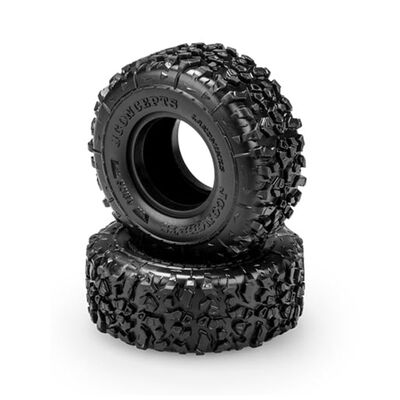 1/18 Landmines 1.0" TRX-4M Crawler Tires and Inserts, Green Compound (2) 1/18 Landmines 1.0" TRX-4M Crawler Tires and Inserts, Green Compound (2)