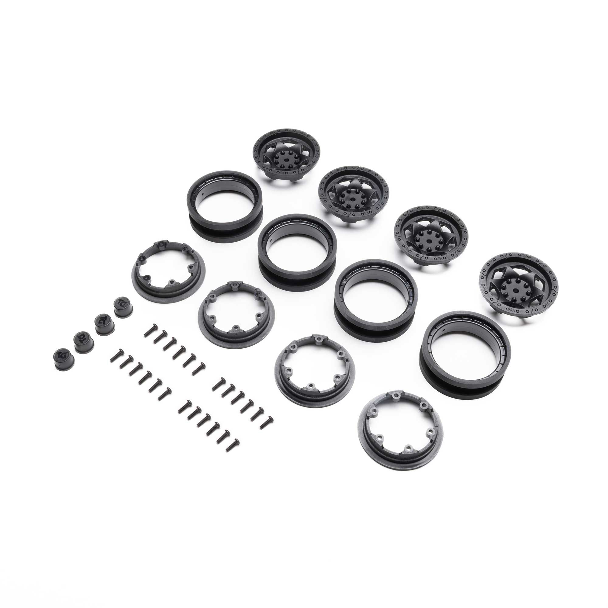 Axial Axial Trail-Gear 1.9 Beadlock Wheel Set (4) | Horizon Hobby