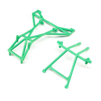 Top and Upper Cage Bars, Green: LMT Top and Upper Cage Bars, Green: LMT