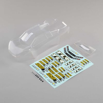1/10 Clear Body Set with Stickers: 22T 4.0 1/10 Clear Body Set with Stickers: 22T 4.0