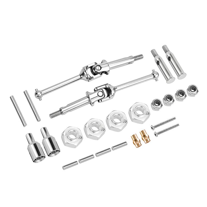 INJORA Stainless Steel Drive Shaft Set, 1/24 Losi Micro-B/T