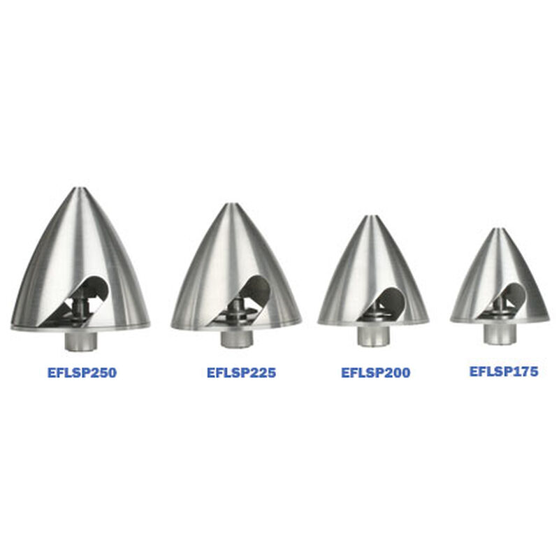Spinner RC En Aluminium V2 – 2 Lames – 6,3 Cm – Pour Avion RC – Coloris Argent, Bleu, Noir, Or, Rouge