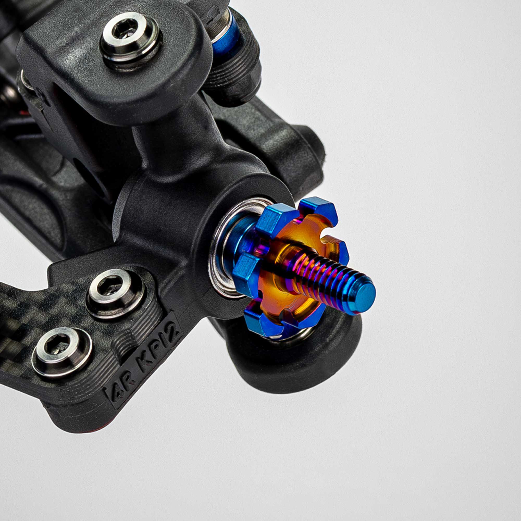 JConcepts, Inc. Adjustable Titanium Front Axle Set (2), 1/10 Team