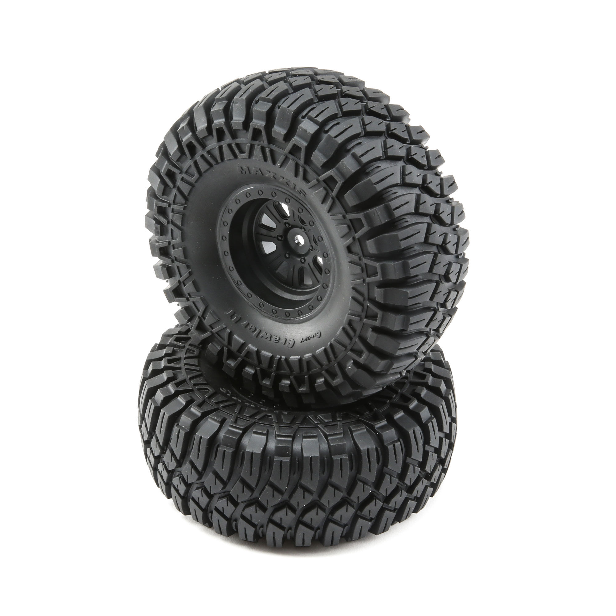 Losi Maxxis Creepy Crawler LT Tires and Wheels Mounted (2