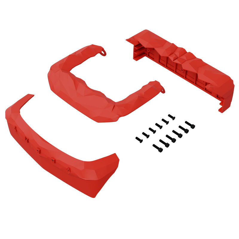 ARRMA Body Protector Set Red (3pcs)