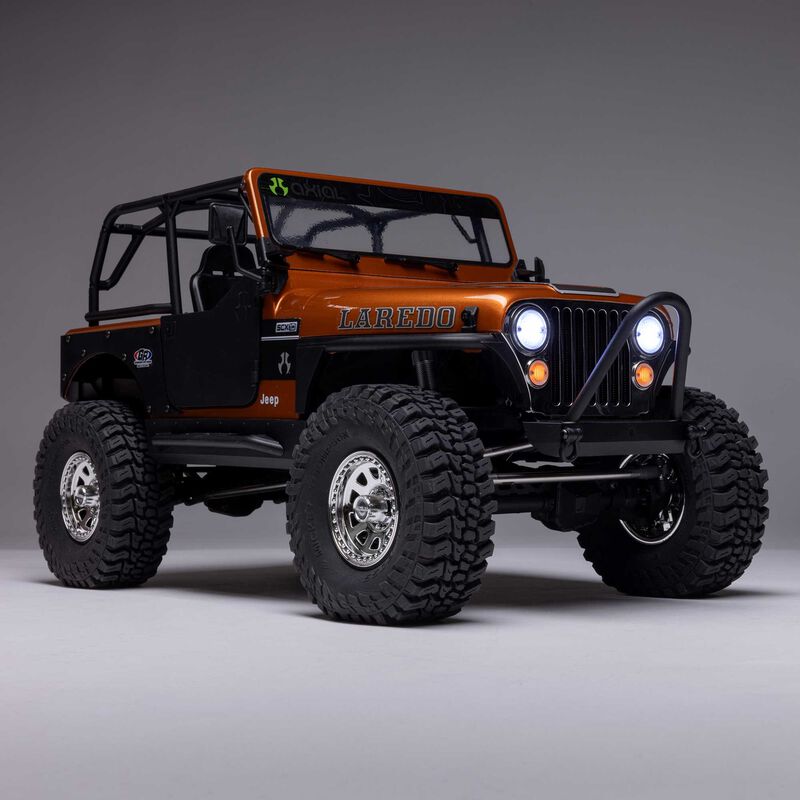 1/10 SCX10 III Jeep CJ-7 4X4 RTR Brushed Rock Crawler, Copper