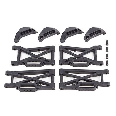Suspension Arm Set, 1/10 Team Associated Rival MT10 Suspension Arm Set, 1/10 Team Associated Rival MT10