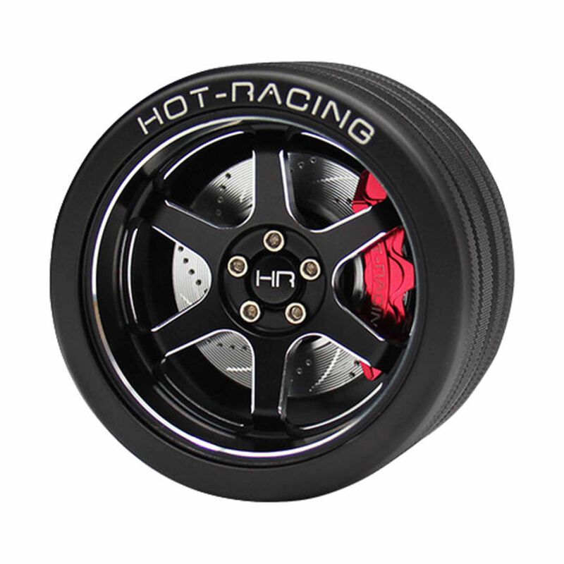 Aluminum TE37 Steering Wheel, FlySky NB4 Transmitter, Black