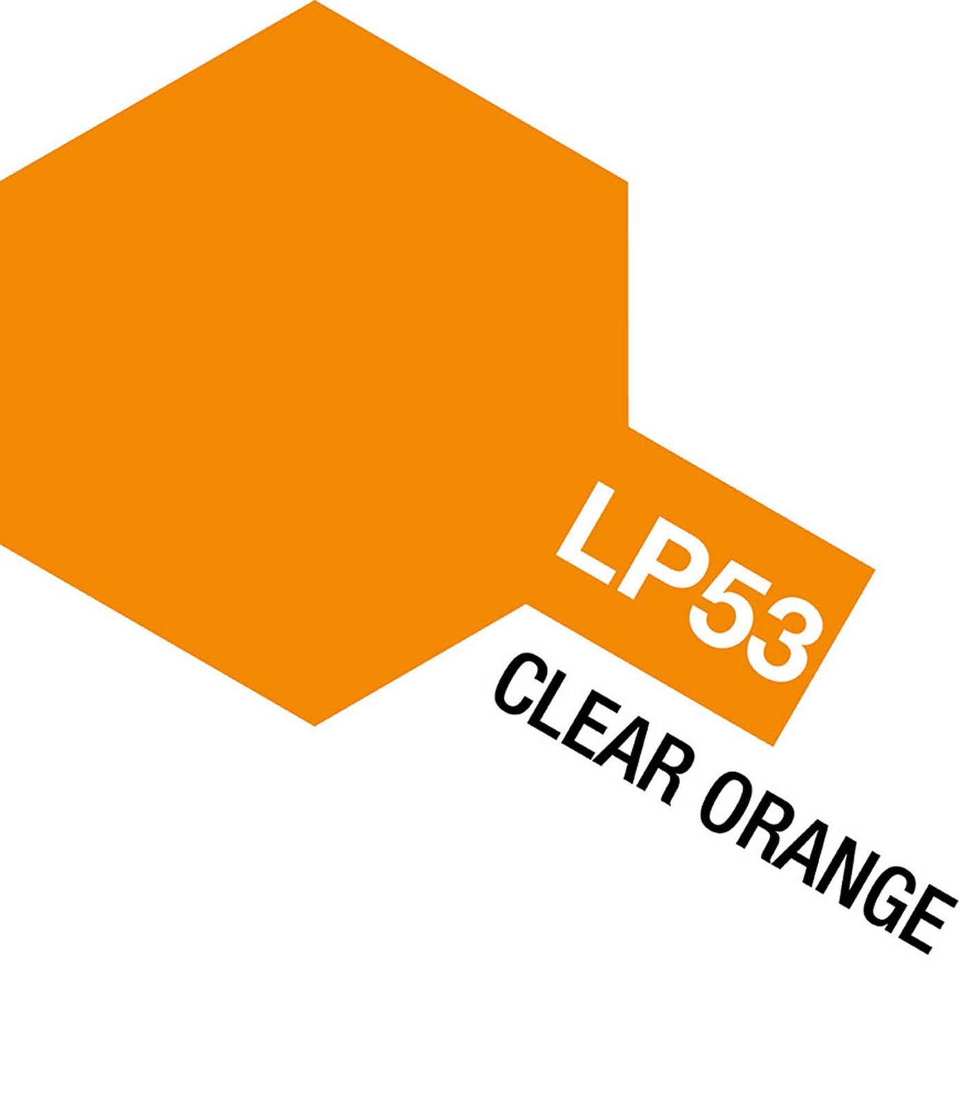 Lacquer Paint, LP-53 Clear Orange, 10 mL