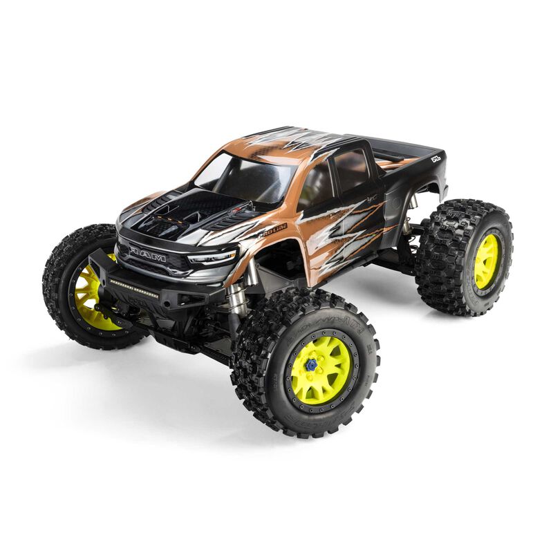 Pro-Line Racing 1/5 Limited Edition Badlands MX43 Pro-Loc Front/Rear Tires Mounted 24mm Yellow/Black Impulse (2): X-MAXX