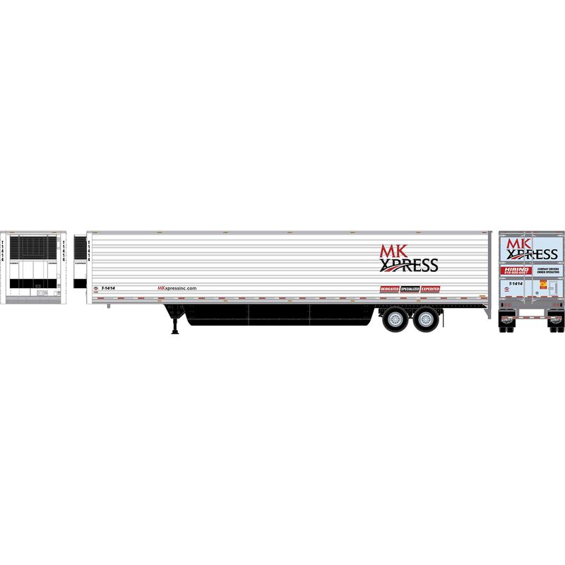 HO ATH 53' Utility Reefer Trailer, MK Express #T-1414