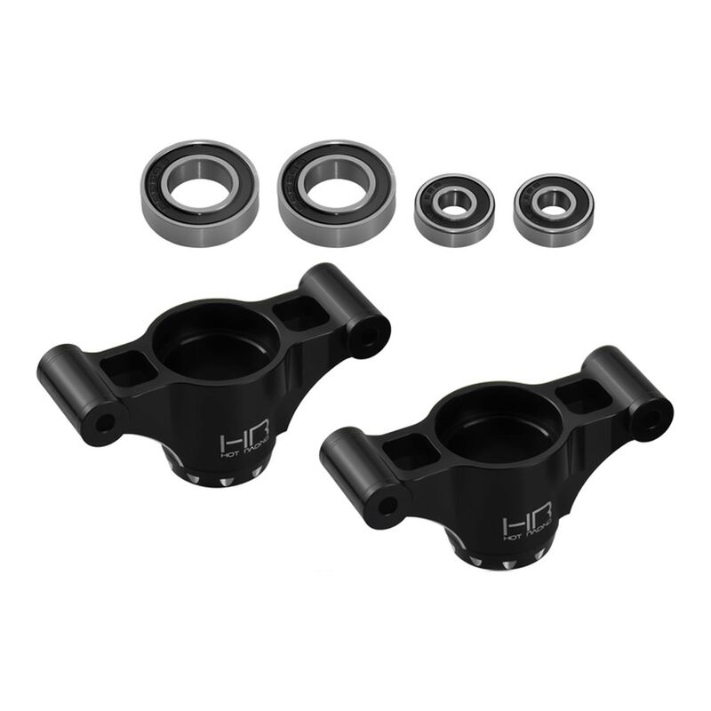 Hot Racing Aluminum Heavy Duty Rear Hub Set with Bearings, 1/10 JConcepts Reactor Wolf